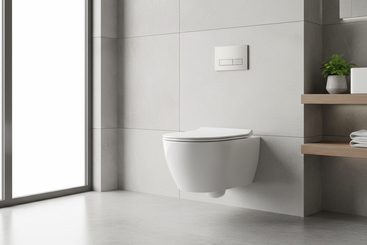 Væghængt toilet: Den moderne løsning til dit badeværelse